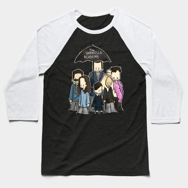 Umbrella academy Baseball T-Shirt by ArryDesign